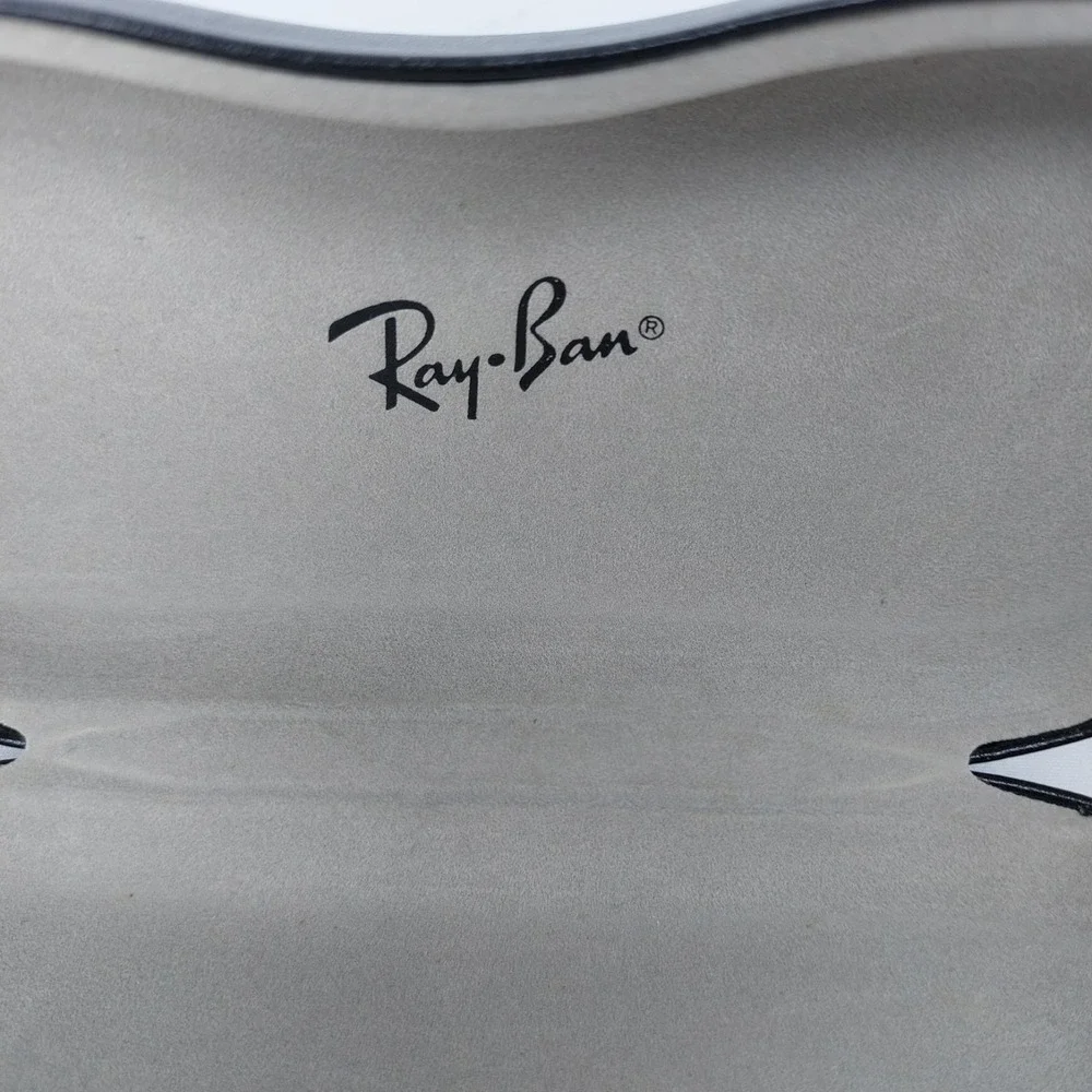 Ray-Ban Black Hard Side Aviator Clamshell Eyeglass Sunglass‎ 6.5
